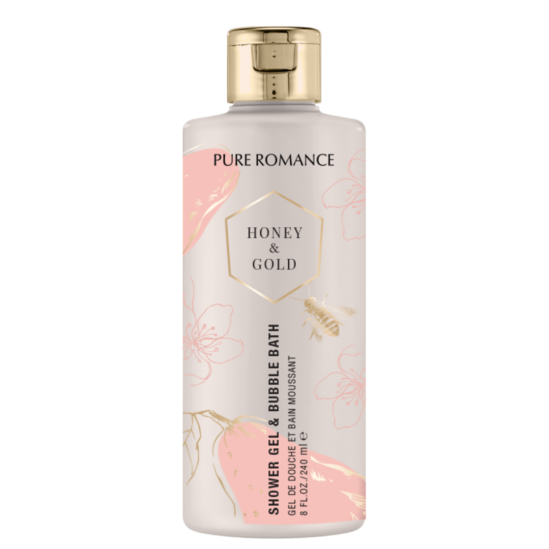 Shower Gel & Bubble Bath - Honey & Gold